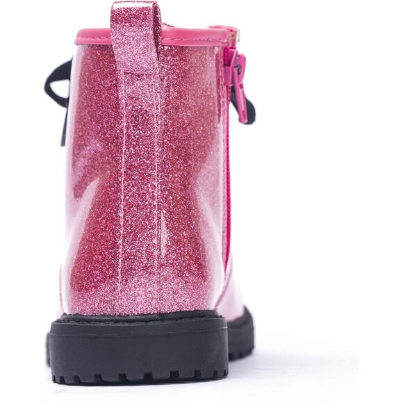 FITORY Ankle Girls Boot Pink Synthetic Zipper Toddler - Picture 4 of 7